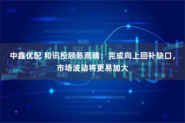 中鑫优配 和讯投顾陈雨晴：完成向上回补缺口，市场波动将更易加大