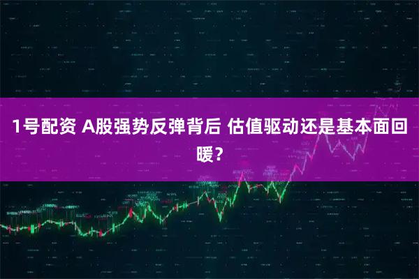1号配资 A股强势反弹背后 估值驱动还是基本面回暖？